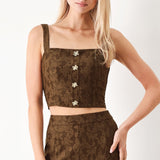 MOONLIGHT BOHO WOVEN CROP TOP
