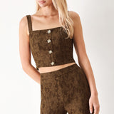 MOONLIGHT BOHO WOVEN CROP TOP
