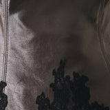 Lace After Dark Sweetheart Faux Leather Top