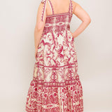 THE GARDEN'S SECRET WOVEN MIDI DRESS