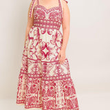 THE GARDEN'S SECRET WOVEN MIDI DRESS