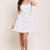 ALYSSA WOVEN MINI DRESS
