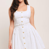 ALYSSA WOVEN MINI DRESS