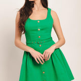 ALYSSA WOVEN MINI DRESS