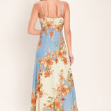 SUMMER SERENADE WOVEN MIDI DRESS