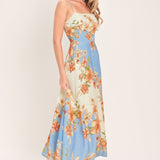 SUMMER SERENADE WOVEN MIDI DRESS