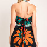 PARADISE POP WOVEN MINI DRESS