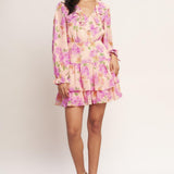 SWEET SERENDIPITY WOVEN MINI DRESS