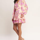 SWEET SERENDIPITY WOVEN MINI DRESS