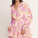 SWEET SERENDIPITY WOVEN MINI DRESS