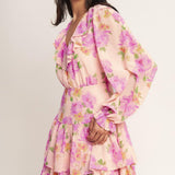 SWEET SERENDIPITY WOVEN MINI DRESS