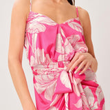 BOLD PETALIA WOVEN MIDI DRESS