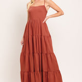DESERT SUN WOVEN MAXI DRESS