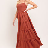 DESERT SUN WOVEN MAXI DRESS