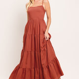 DESERT SUN WOVEN MAXI DRESS