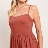 DESERT SUN WOVEN MAXI DRESS