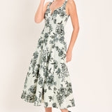 FOREVER YOUNG WOVEN MIDI DRESS