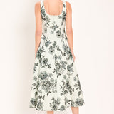 FOREVER YOUNG WOVEN MIDI DRESS