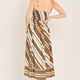 SAHARA WAVES WOVEN MIDI DRESS