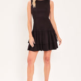 The Shadow Drop Waist Faux Mini