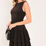 The Shadow Drop Waist Faux Mini