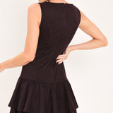 The Shadow Drop Waist Faux Mini