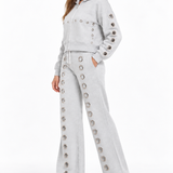 Silver Static Grommet Sweat Set