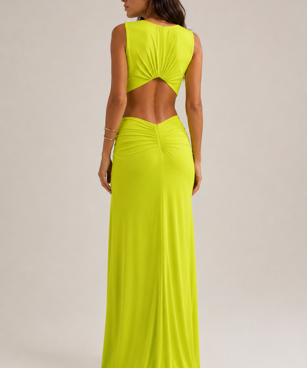The Eclipse Plunge Maxi Dress