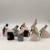 Perched Birdies Crystal Figurines