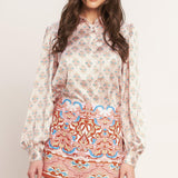 MOROCCAN MUSE PINK WOVEN SKORT