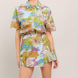 SUNSHINE GETAWAY WOVEN SKORT