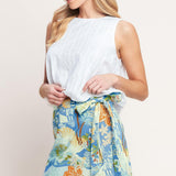 POSTCARD PERFECT WOVEN SKORT