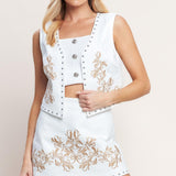 ALL EYES ON YOU WOVEN SKORT