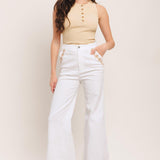 OPEN ROAD WHITE WOVEN PANTS