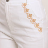 OPEN ROAD WHITE WOVEN PANTS