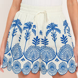 COASTLINE PALM WOVEN SHORTS