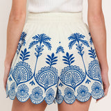 COASTLINE PALM WOVEN SHORTS