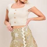 DESERT BLOOM WOVEN SKORT