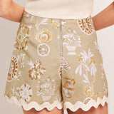 DESERT BLOOM WOVEN SKORT