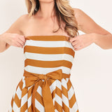 CINNAMON COAST WOVEN JUMPSUIT