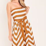 CINNAMON COAST WOVEN JUMPSUIT