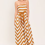 CINNAMON COAST WOVEN JUMPSUIT