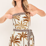CABANA DREAM WOVEN SKORT ROMPER
