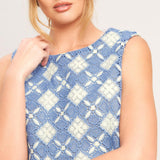 COASTAL WOVEN LACE TOP