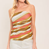 SUNKISSED MOOD POWER MESH TUBE TOP