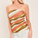 SUNKISSED MOOD POWER MESH TUBE TOP