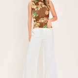 MOCHA GARDEN POWER MESH TOP