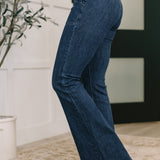 Jada High Waist Flare with Patch Pockets