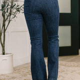 Jada High Waist Flare with Patch Pockets