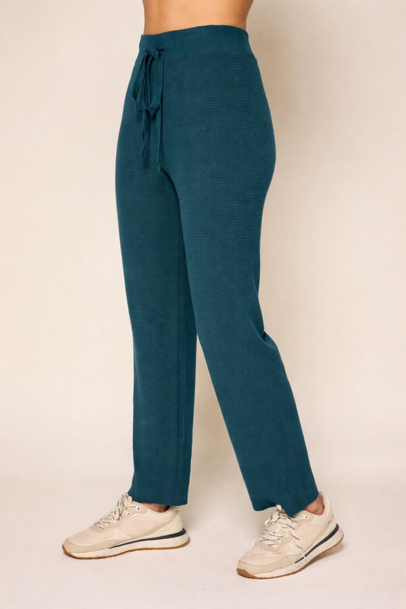 Hunter Green Knit Sweatpant